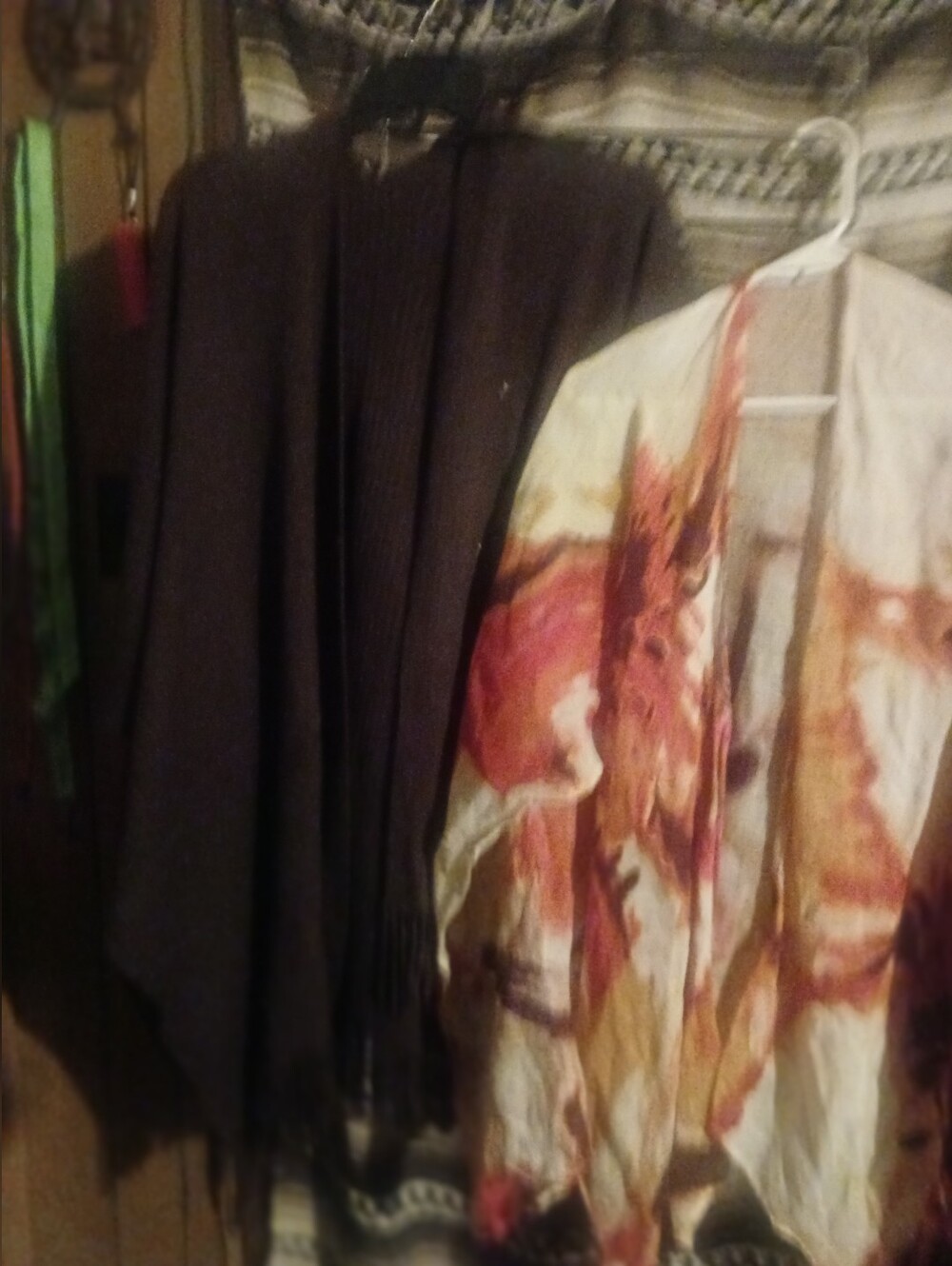 Lot of 2 sleeveless over the shoulder cover/weap. chicos